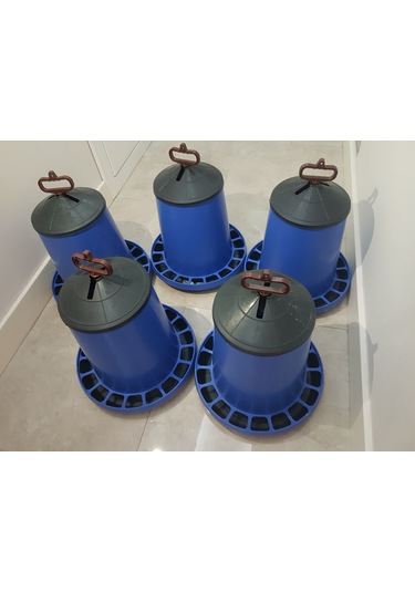 5 Adet 15 Lt Tavuk Hindi Ördek Kaz  Yemlik