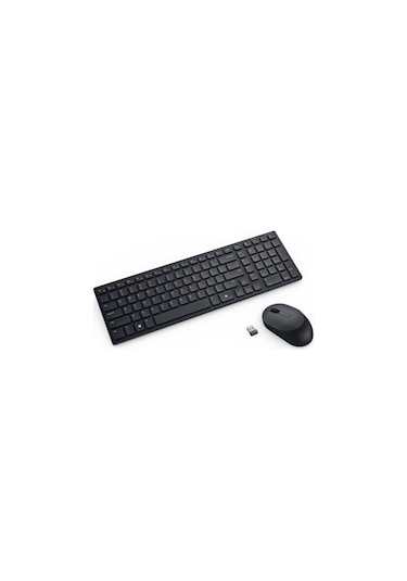Dell Pro Km555 Sessiz Kablosuz Set Siyah 580-bbwd Optik
