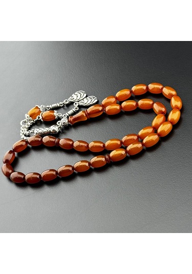 Alman Sıkma Kehribar Tesbih Hcz-model Cvdwuy Turuncu