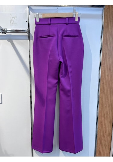 Etiler Collection I Spanyol Paça Pantolon Mor