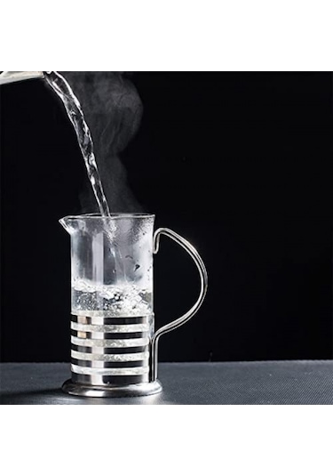 Paslanmaz Çelik Gövdeli French Press Kahve Ve Çay Demleme Aparatı