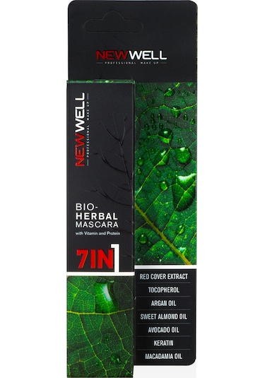 New Well Bio-Herbal 7In1 Bitkisel Mascara Siyah