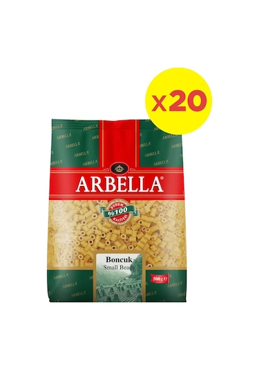 Arbella Boncuk Makarna 20 x 500 G