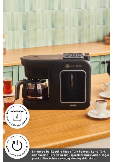 Karaca Hatır Plus Barista 6 In 1 Latte Cappucino Ve Közde Türk Kahvesi Makinesi