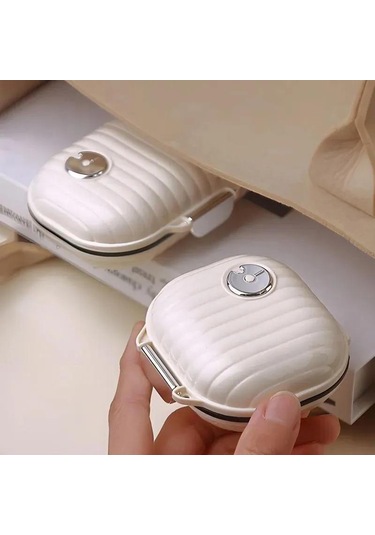 Youmex Mini Reçete Ve Kozmetik Saklama Kutusu - Taşınabilir, Su Geçirmez, Bej Küçük Boy, Bölmeli Organizer