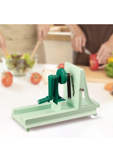 Suntek Sebze Lahana Patates Için Dayanıklı Manuel Dilimleyici Yeşil Diğer