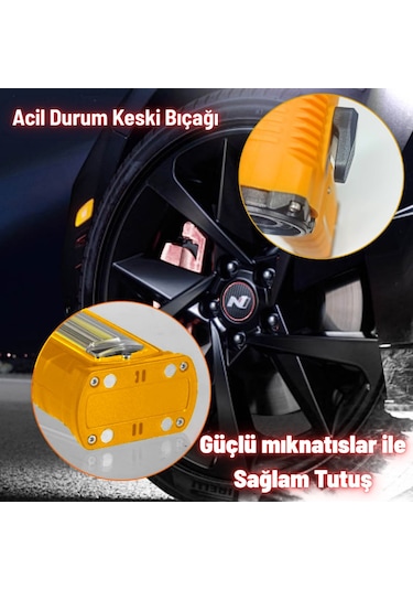 Şarjlı Mini Jet Turbo Fan Araç Kurutucu Led Işık Çakar İkaz Devir Ayarlı Mangal Üfleme Klavye Temizleme