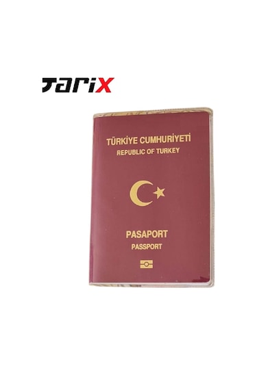 Tarix Şeffaf Pvc Pasaport Kılıfı,pasaport Koruyucu,pasaport Kabı 4 Adet Şeffaf