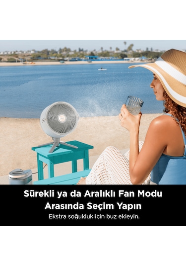 Shark Flexbreeze Promist FA300EU Taşınabilir Buharlı Fan