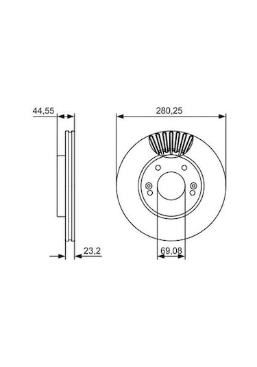 Kia Cerato 1.6 2013-2016 Bosch Ön Disk 2 Adet