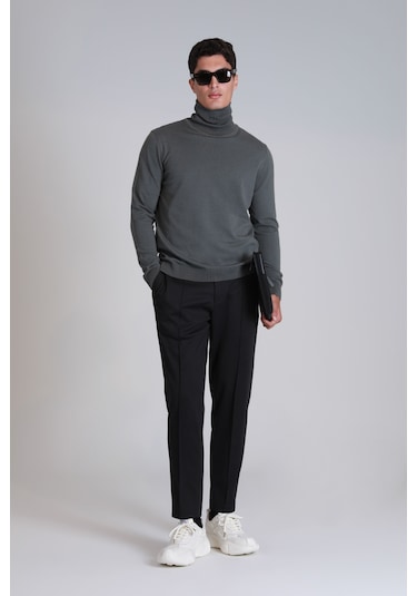 Lufian Soıl Erkek Kazak Haki Haki 112090126100630 Haki