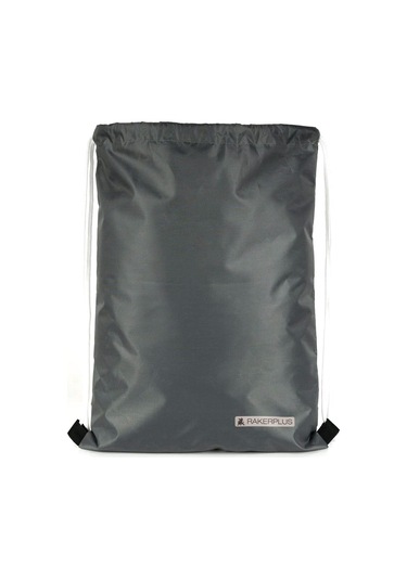 Rakerplus Antrasit 32x45 Cm Su Geçirmez Büzgülü Krampon Ve Spor Çantası Gri