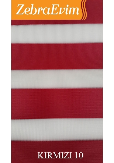 7 Farklı Renk Bambu Zebra Stor Perde