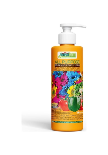 Ekosolfarm Org.Sıvı Solucan Güb. 500 ML Lıquıd Worm Fertılızer