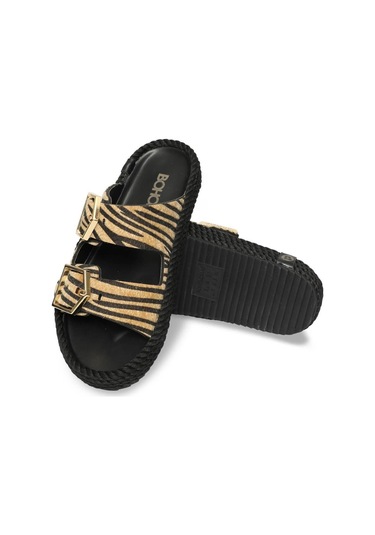 Bohonomad Sydney Kadın Terlik - Zebra Çok Renkli