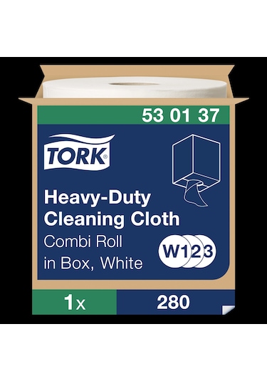 Tork 530137 Ağır Kir Temizlik Bezi Tek Katlı 1 Rulo X 280 Yaprak