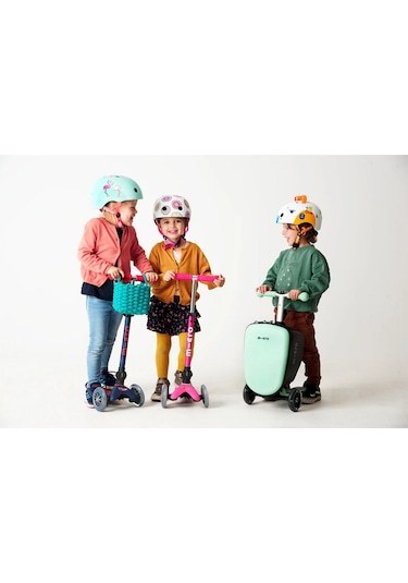 Micro Ride On Luggage Junior Scooter Bagaj Çanta Mint Yeşil