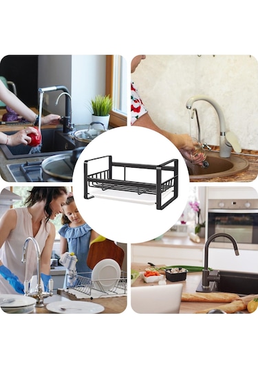 Qianfan Bulaşık Makinesi Tutucu Tahliye Tepsili Bulaşık Bezi