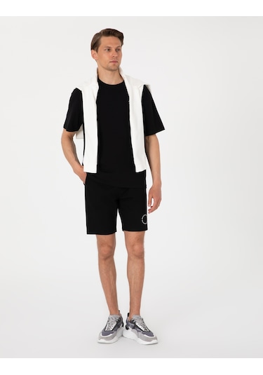 Pierre Cardin Erkek Siyah Şort Örme 50310107-vr046 Siyah