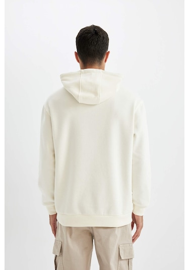 DeFacto %100 Pamuk Relax Fit Kapüşonlu Baskılı Sweatshirt Y9652AZ24AUER139 DeFacto %100 Pamuk Relax Fit Kapüşonlu Baskılı Sweatshirt Y9652AZ24AUER139