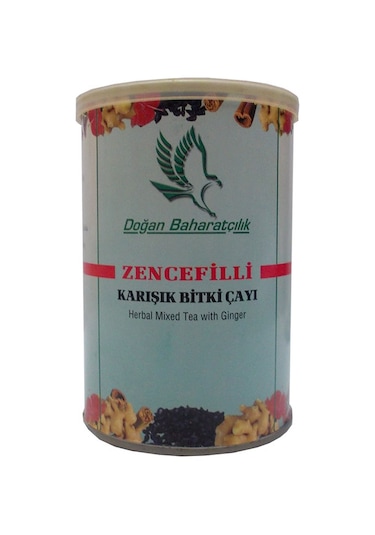 Doğan Baharatçılık Zencefilli Karışık Bitki Çayı Teneke 100 G