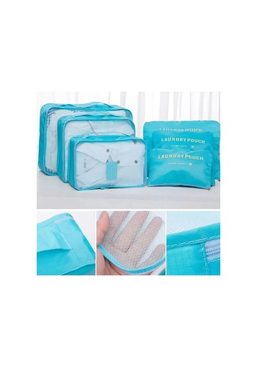 Lıtebag Valizdeki Eşya Ve Çarşafların Saklanması İçin Seyahat Düzenleyici 205353363 Açık Mavi