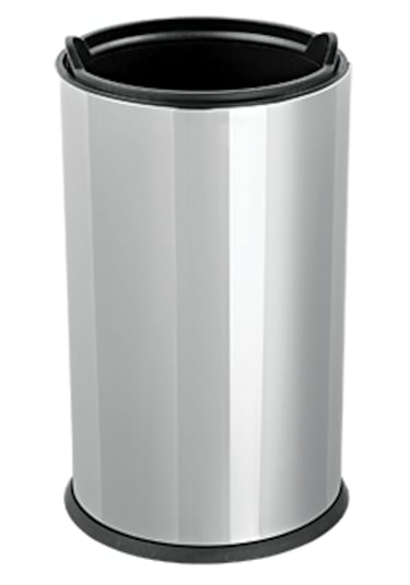 16 Lt Kapaksız Çöp Kovası Metalik Gri