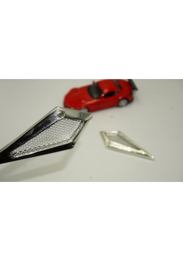 Mini Cooper Çamurluk Yanı Vent Dekoratif 3M 3D Rüzgarlık Seti