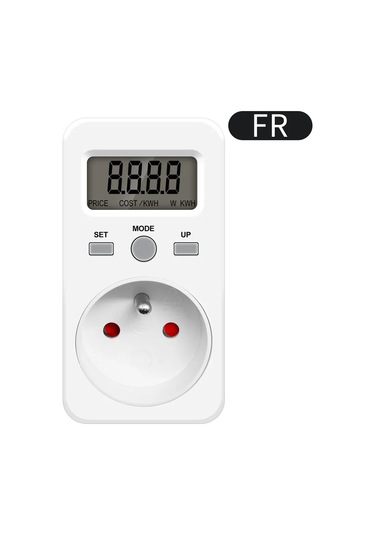 Juanjuandijital Wattmetre Enerji Ölçer 230v 16a Soket Analizörü Ab/ing/abd/br/fr Kırmızı