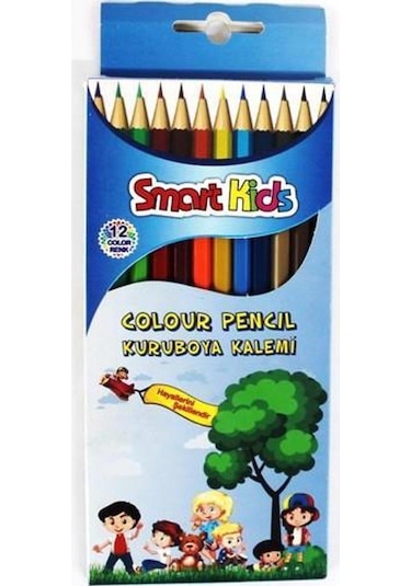 Smart Kıds Kuru Boya Tam Boy 12 Renk 2963
