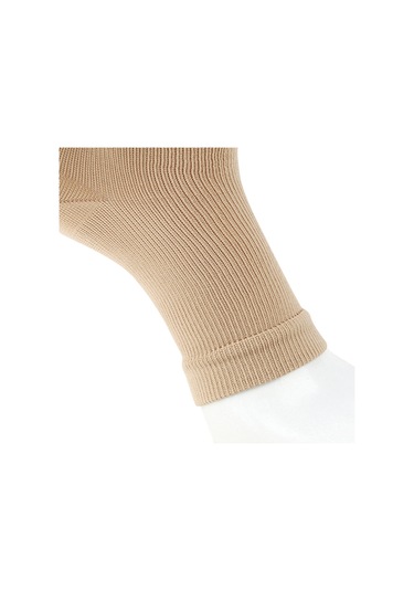 Folinda Spor Kompresyon Çorapları, Ayağın Ucu Açık, Yan Rıhtım, Ağrı Ve Şişlikten Kurtulma, Erkek/kadın, Bej, L/xl 33124 Bir Çifti Bej