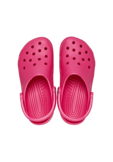 Crocs 10001 Classic Fuşya Unisex Terlik Renksiz Şeffaf