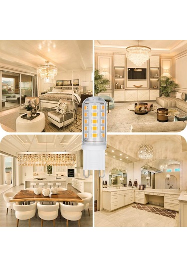 Skycity G9 Led Makyaj Ampulü 3w 3000k Islak Işık 33 Led 360 Derece Aydınlatma Ac220v Crı 80 Ra Sıcak Beyaz