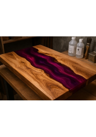 15 Kg Wood Epoxy Smart/ Sehpa, Masa, Aksesuar Için Şeffaf Epoksi Reçine Ince Döküm