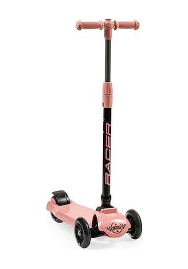 H01 Racer Üç Tekerli Işıklı Katlanabilir Scooter Mavi