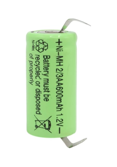 Powermaster 1.2 Volt 600 Mah Ni-mh 2-3aa Şarjlı Puntalı Lityum Pil Pm-17934