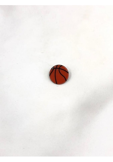 Herşey Nota Basketbol Topu Yaka İğnesi Rozet Çok Renkli