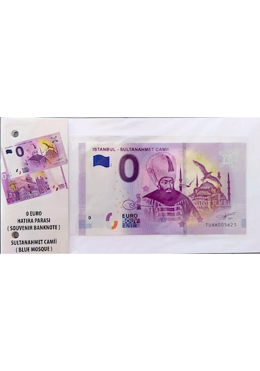 0 Euro Hatıra ve Parası - Sultanahmet Camii 2019 Föylü