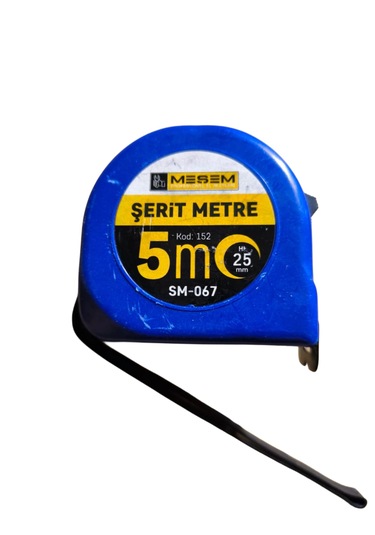 Meşem Şerit Metre 5mt 25mm