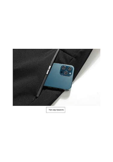 Erkekler İçin Bol Dik Yaka İşlemeli Beyzbol Ceketi Yeşil