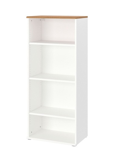 Kitaplık, Beyaz, 60x140 Cm Beyaz