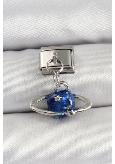 316l Çelik Sallantılı Satürn Model Gümüş Renk Nomination Charm Diğer