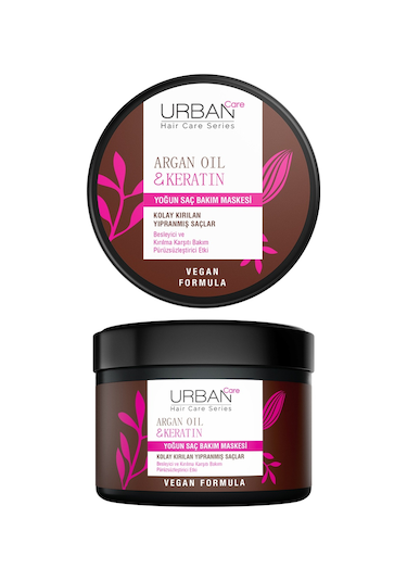 Urban Care Argan Oil & Keratin Kolay Kırılan Saçlara Özel Yoğun Saç Bakım Maskesi 230 ML