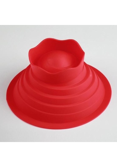 3 Adet/takım Kek Kalıpları Yapışmaz Kolay Kalıptan Çıkarma Yumuşak Doku Yırtılmaya Dayanıklı Pişirme Silikon Büyük Üst Dev