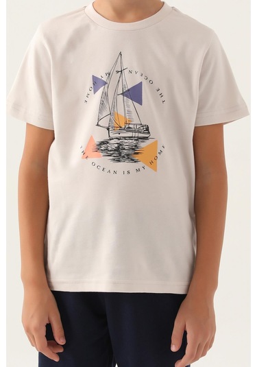 Arnetta 2991 Home Taş Erkek Çocuk Pijama Takımı Taş