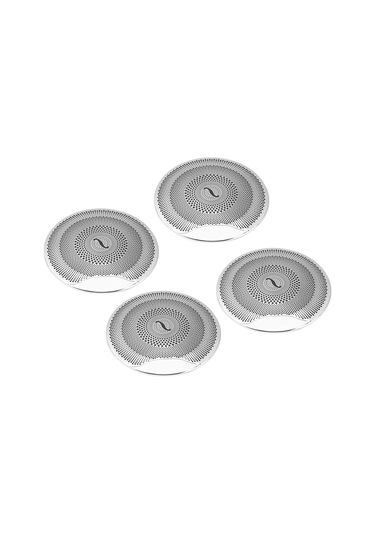 Reedark Mercedes Benz E W213/c W205/glc 2015-2017 Kapı Hoparlör Ağı, Paslanmaz Çelik Parlak, 4'lü Set, Kolay Kurulum