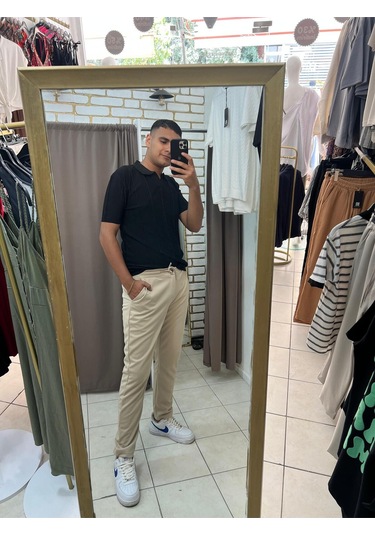 Tuba Toptaş Jogger Pantolon Bej