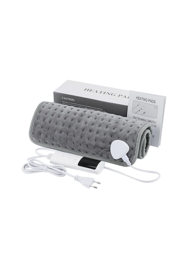 Gajeena Ev İçi Fizyoterapi Isıtıcı Pad 30x60cm - 10 Seviye Sıcaklık Kontrolü Ve 3 Modlu Zamanlayıcı, Avrupa Standartı 220v