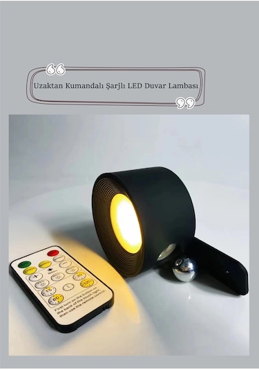 Uzaktan Kumandalı Duvar Lambası Usb Şarjlı 360 Dönebilen Manyetik Esnek Askılı Okuma Lambası Çok Renkli Uzaktan Kumandalı Duvar Lambası Usb Şarjlı 360 Dönebilen Manyetik Esnek Askılı Okuma Lambası Çok Renkli