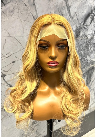 Peruk 50 Cm 6y2bwmodeli Sarı Ombreli